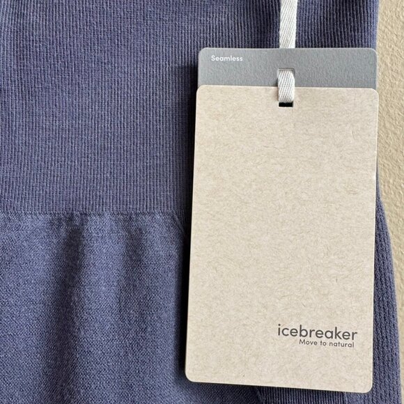 Icebreaker Women's Merino 260 Zoneknit Seamless Active 25" Tights Graphite Small - Picture 6 of 10
